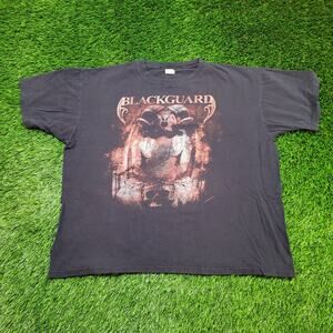 Blackguard Melodic Death Metal Band Tee Boxy Crop Y2K Fit Mens 2XL